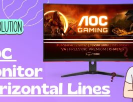 AOC Monitor Horizontal Lines