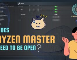 Does Ryzen Master Need to Be Open